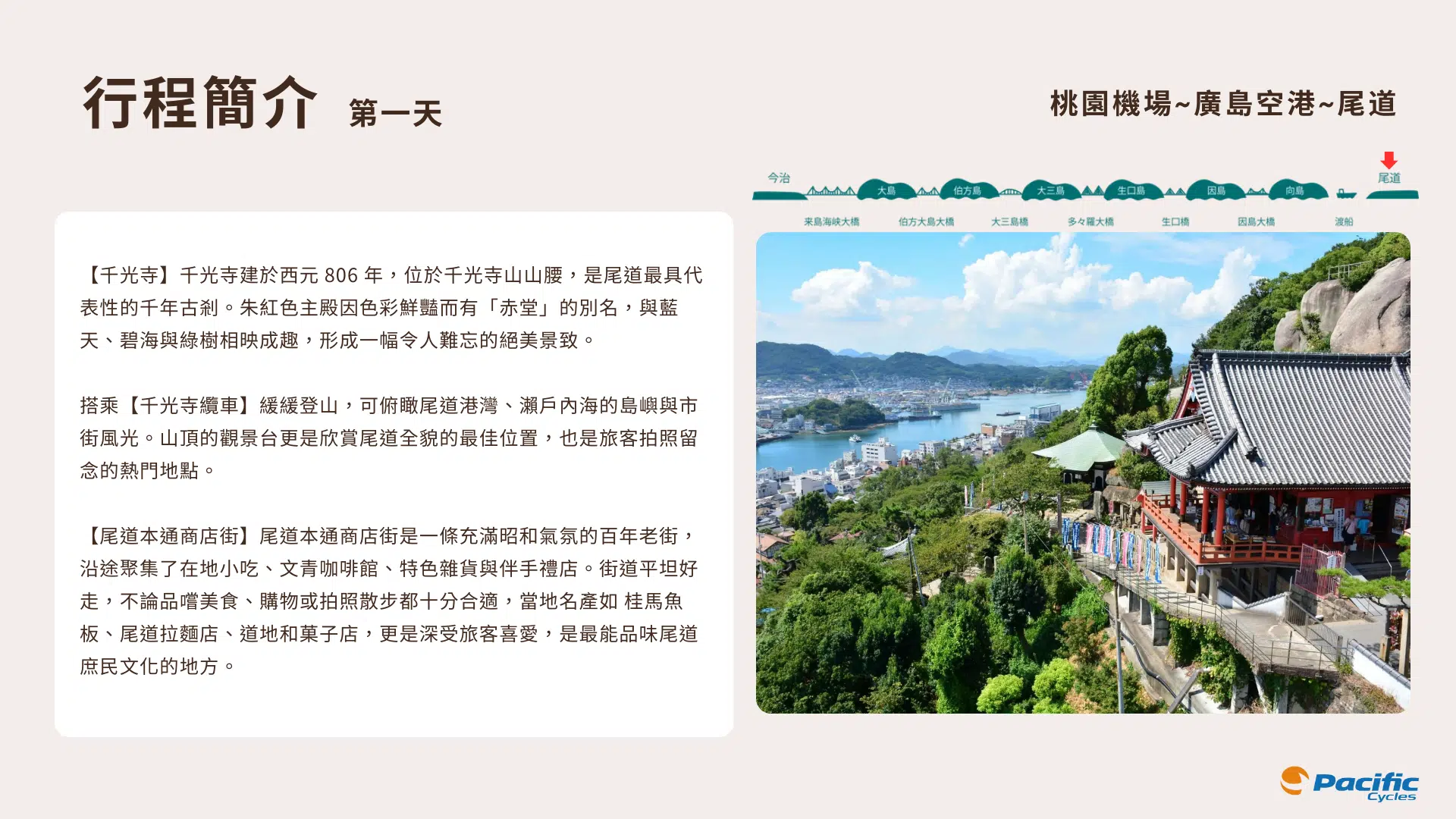 太平洋小折趣 | 廣島·島波海道5日騎旅 太平洋小折趣 | 廣島·島波海道5日騎旅