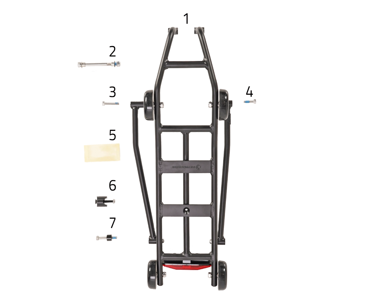 BIRDY 拖行後貨架-P0000405