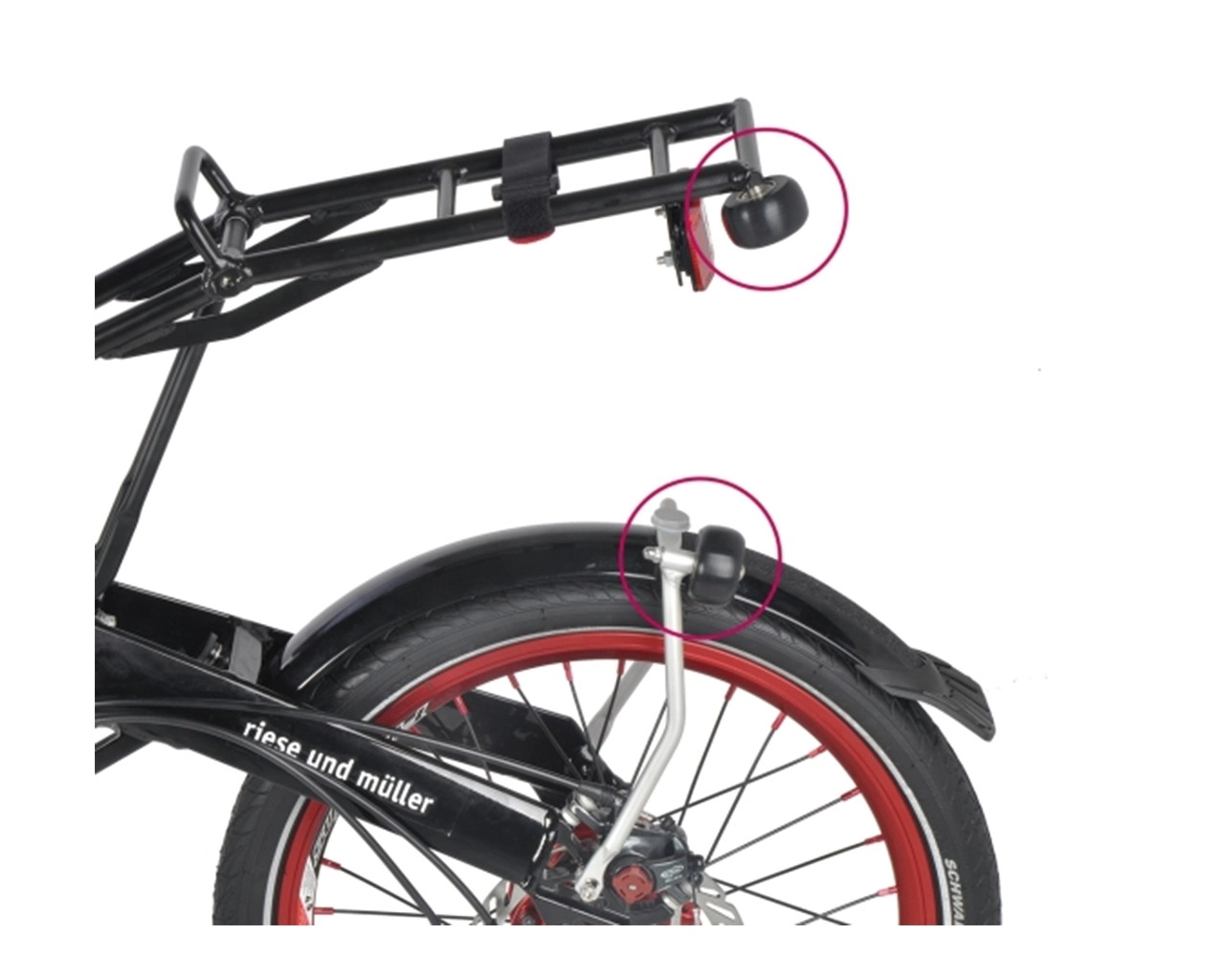 BIRDY 2 / CLASSIC BIRDY Trolley Wheel Set-P000079